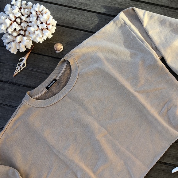 🌴🔆TALENTLESS- CROPPED FRENCH CREW SWEATSHIRT - Picture 5 of 16